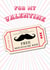 Free Moustache Ride Valentine Card created by Wink Design - Michelle Roberts