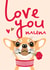 Chihuahua Mother's Day Card created by Diva Doodle Designs