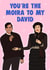 Funny Birthday Card - You're The Moira To My David - Schitt's Creek created by Pink + Pip