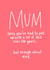 Cheeky & Funny Mother's Day Card  - Sorry You've Had To Put Up With A Lot Of Shit Over The Years...  But Enough About Dad created by Hattie Ainsworth 