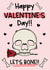 Gothic Skull Valentine's Day Card - Funny Rude Spooky Card created by The Laughing Sloth