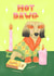 Hot dawg sausage dog valentine's card created by Katie Brookes