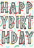 Confetti fun - Happy birthday created by Hello Jax UK