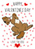 Happy Valentines day love from the dog! Belly rub time! created by Wonder illustration