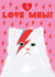 Valentines Cat Card - Love Mew - with Lightning Bolt created by @ChildstarSamantha
