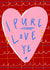 Cute Scottish Slang Anniversary Card / Valentines Day Card / Friendship Card - I Pure Love Ye created by Claire Barclay