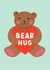 Bear Hug Valentine's day card created by Catalina Williams