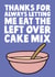 Cute Mothers Day Card - Mum - Baking - Thanks For Always Letting Me Eat The Left Over Cake Mix created by Studio Doodles