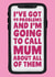 Funny Mother's Day Card - Mobile Phone - I've Got 99 Problems And I'm Going To Call Mum About All Of Them created by Studio Doodles