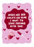 Sync periods funny Galentines day card  created by Sophie Kathleen