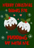 Christmas Pudding Christmas card created by The Jaunty Cocoon