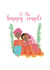 Indian Couple Illustration - Wedding or Engagement Card created by Posted With Pyaar