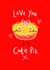 Love You Cutie Pie Valentine created by Lindsay loves to draw