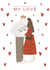 Cute Lovers for Valentine`s Day  created by Yana Shevchenko
