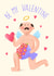 Funny man want to be your Valentines created by Daria Radzhabova