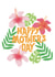 Tropical Flowers Mother's Day Card created by Tihara Smith