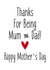 Thanks For Being Mum & Dad created by Natalie Frost