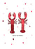Lobster Valentines Day Card created by Sarah Shields Studio