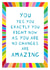 You are amazing Friendship card created by size3art