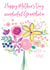 Happy Mother's Day wonderful Grandma with love created by Katie Phythian Design
