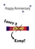 Have a rompin’ fantastic anniversary you sweet thing!  created by Maid by Kates