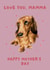 Love You Mamma Dachshund Mother's Day Card created by Cujo Creations