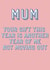 I'm Not Moving Out Mum Mother's Day card created by Red Koala