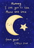 Cute Mothers Day Card - Mummy - I Love You To The Moon And Back From Your Little Star created by Tilly Bean Loves