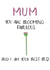 Blooming fabulous mum card created by Emily Hunter