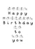 British Sign Language Happy Birthday Card created by émotif design