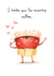 Valentine's heart invites for coffee created by Maria Bazykina
