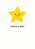 You're a star Card created by Bronte Laura Illustration