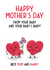Cute Mothers Day Card - Mum - Nanny - From Your Baby And Your Baby's Baby created by Bev O'Connor || @oconnordesign