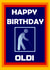 Happy birthday Oldi created by K. Bukhari
