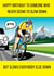 Rude Cycling Card created by Jan Munro