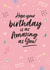 Girl Birthday princess card created by frances Wilson