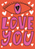 EYE LOVE YOU created by Natalie Byrne