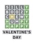 Happy Valentine’s Day Wordle card created by @lydiapimmdraws