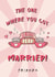 You Got Married! Friends tv show wedding card 1000 created by Cardology