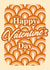 70s Retro Valentine's Day Card created by Moonrise Design Co.