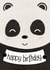 Cute Birthday Panda created by Stanley and Dot Studio