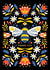 Pretty Thank You Card - Bee - Flowers created by Nastya Rizaeva