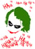 Dark Knight Joker Greeting Card created by The Savage Geek