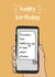 Phone birthday card created by Belly Flops