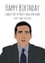 Michael Scott The office birthday card created by Chloe Page