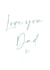 Love you Dad card created by Nutmeg Studio