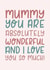 Wonderful Mummy mother's day card created by The Lettering Tree