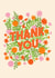 Thank You Floral Card created by Sarah Cowan