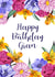 Happy Birthday Gran Watercolour Floral Card created by Zoe-Claire