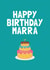 Cumbria Marra Happy Birthday Card created by Cumbria Guru
